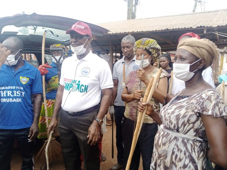 THE CHURCH OF PENTECOST, JUABOSO DISTRICT EMBARKS ON CLEAN UP EXERCISE, 18TH MARCH, 2023.