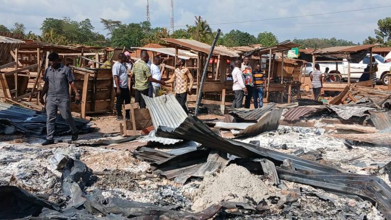 Fire Outbreak Affects Portion of Juaboso Market