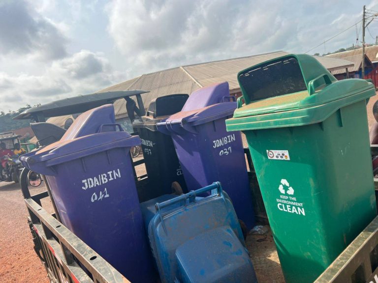 Dustbin Distribution Initiated by Hon. Alexander Adu-Quist