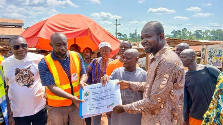 DCE, Traditional Authorities Hand Over Site for Juaboso 24-Hour Market Project