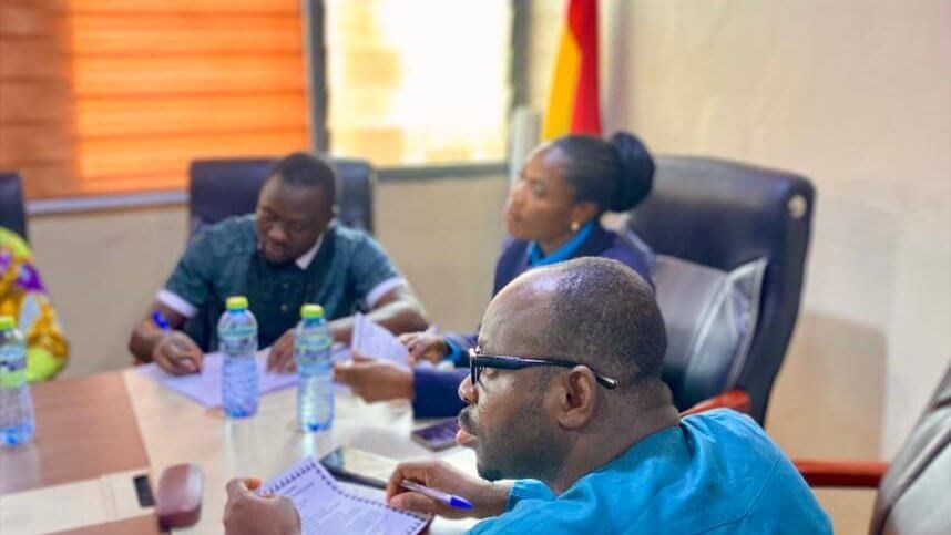 District Health Committee Meeting at Juaboso district Assembly