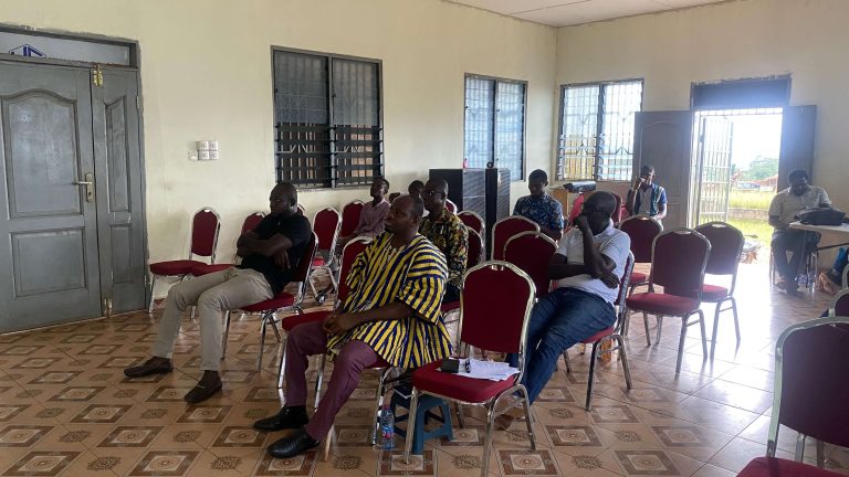 Juaboso District Assembly Holds Management Meeting at Yamoransa Model Lab