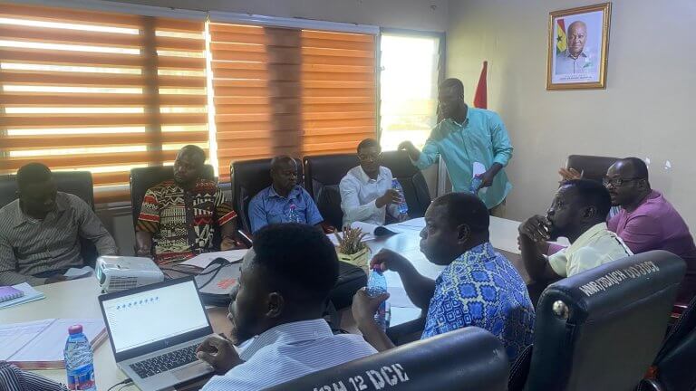 Juaboso District Assembly Holds Entity Tender Committee Meeting to Review Ongoing Projects